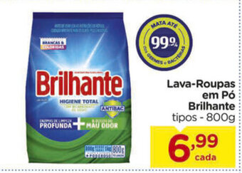 Carrefour Lava Roupas em po Brilhante 800g oferta