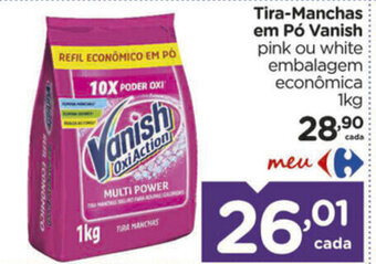Carrefour Tira-Manchas em Po Vanish 1kg oferta
