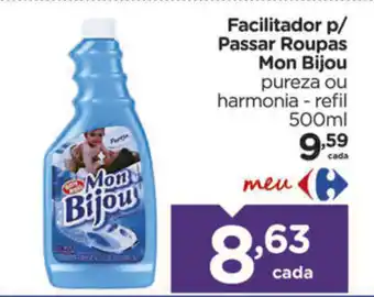 Carrefour Facilitador p/ Passar Roupas Mon Bijou 500ml oferta