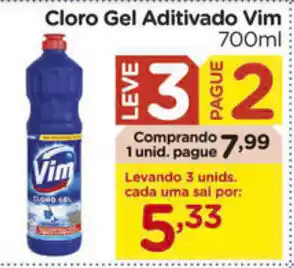 Cloro Gel Aditivado Vim 700ml