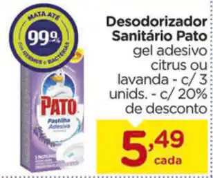 Carrefour Desodorizador Sanitario Pato c/3 unids. oferta