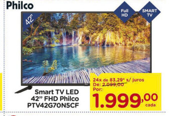 Carrefour Smart TV LED 42" FHD Philco oferta