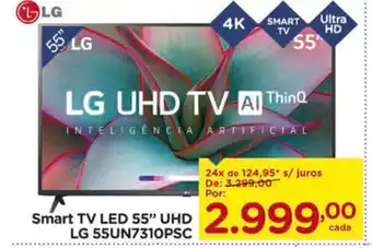 Carrefour Smart TV LED 55" UHD LG oferta