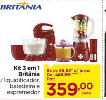 Kit 3 em 1 Britania