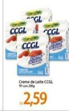 Atacadão Creme de Leite CCGL 200g oferta