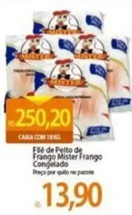 Atacadão File de Peito de Frango Mister Frango Congelado oferta