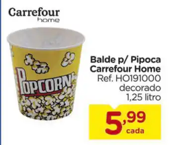 Carrefour Balde p/ Pipoca Carrefour Home 1.25L oferta