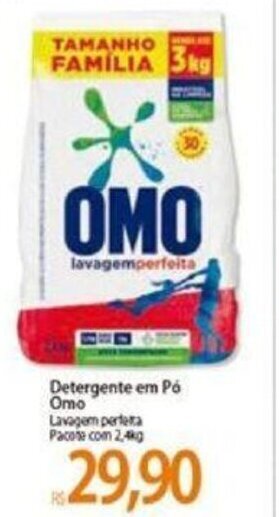 Atacadão Detergente em po Omo 2.4kg oferta
