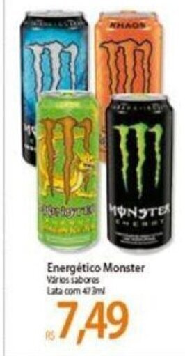 Atacadão Energetico Monster 473ml oferta