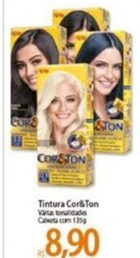 Atacadão Tintura Cor & Ton 135g oferta