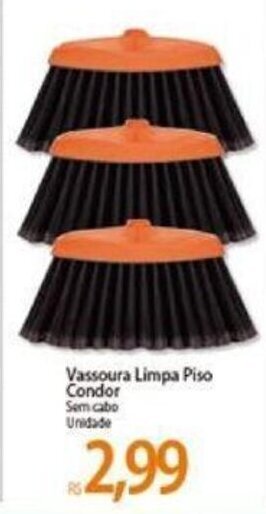 Atacadão Vassoura Limpa Piso Condor oferta