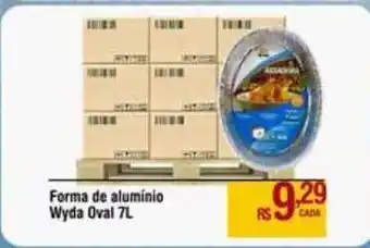 Max Atacadista Forma De Alumínio Wyda Oval 7L oferta