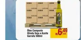 óleo Composto Olinda Soja E Azeite Garrafa 500ml
