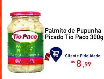 Palmito De Pupunha Picado Tio Paco 300g