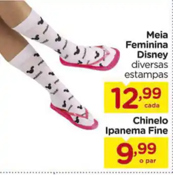 Meia Feminina Disney