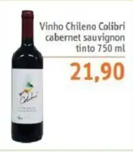 Sonda Vinho Chileno Colibri cabernet sauvignon tinto 750ml oferta
