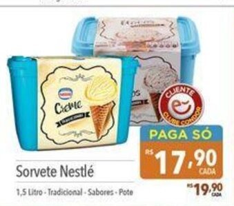 Supermercados Condor Sorvete Nestle 1.5L oferta