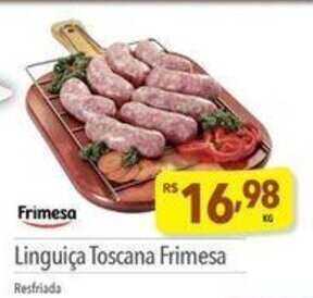 Supermercados Condor Linguica Toscana Frimesa 1kg oferta