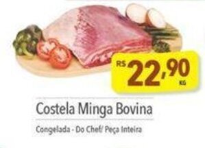 Supermercados Condor Costela Minga Bovina 1kg oferta