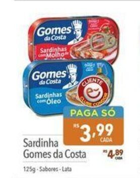 Sardinha Gomes da Costa 125g