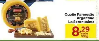 Carrefour Queijo Parmesao Argentino La Serenissima 100g oferta