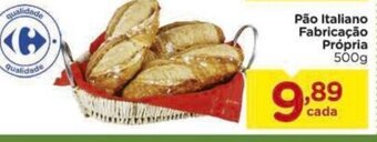 Carrefour Pao Italiano Fabricacao Propria 500g oferta