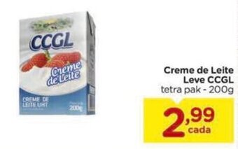 Carrefour Creme de Leite Leve CCGL 200g oferta