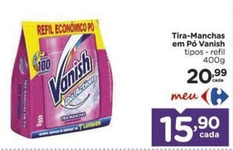 Carrefour Tira Manchas em po Vanish 400g oferta