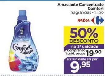 Carrefour Amaciante Concentrado Comfort 1L oferta