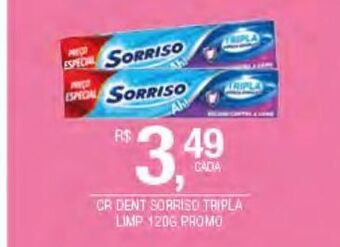 DB Supermercados Creme dental sorriso oferta