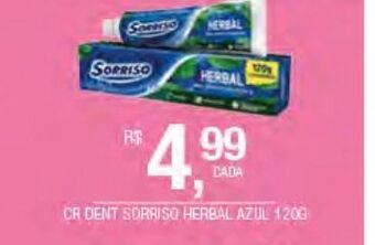 Creme dental sorriso