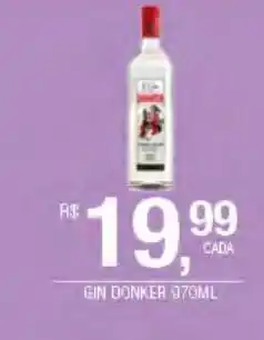 DB Supermercados Gin donker 970 ml oferta