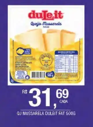 DB Supermercados Queijos mussarela duleit oferta
