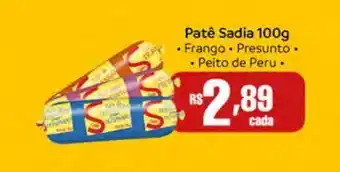 Patê sadia 100g