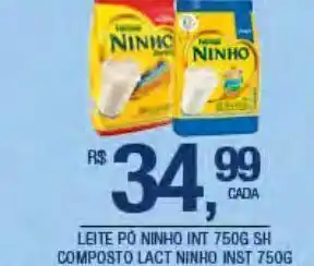 DB Supermercados Leite pó ninho int 750 g oferta
