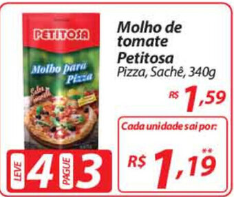 Molho de tomate Petitosa 340g