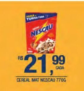 DB Supermercados Cereal mat nescau oferta