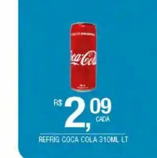DB Supermercados Refrigerante coca cola 310 ml oferta