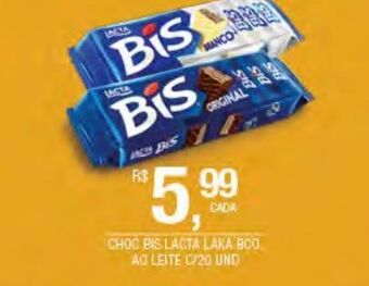 DB Supermercados Chocolate bis lacta oferta
