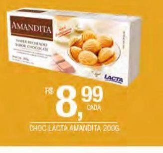 DB Supermercados Chocolate lacta amandita 200g oferta