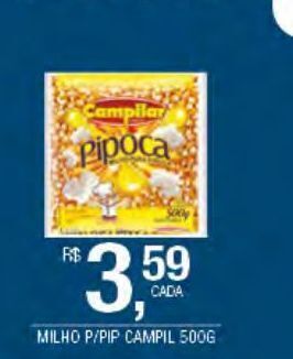 DB Supermercados Milho p/pip campil 500g oferta