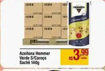 Max Atacadista Azeitona Hemmer Verde S Caroço 140g oferta