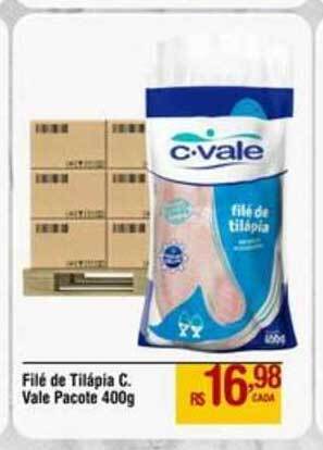 Max Atacadista Filé De Tilápia C. Vale Pacote 400g oferta