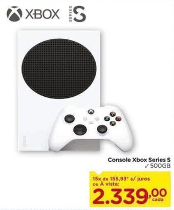 Carrefour Console Xbox Series S 500GB oferta