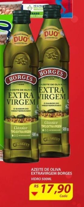 Assaí Atacadista Azeite de Oliva extravirgem Borges 500ml oferta