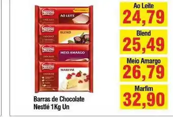 Spani Atacadista Barras De Chocolate Nestlé Ao Leite 1kg oferta