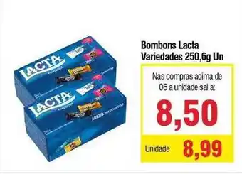 Spani Atacadista Bomboms Lacta Variedades 250.6g oferta