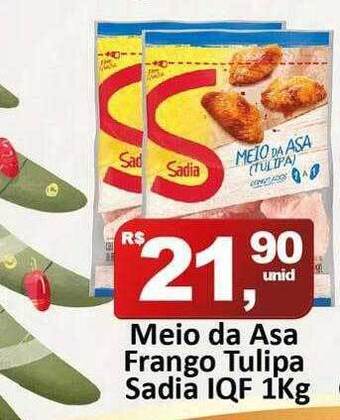 Rede Krill Meio da asa frango tulipa sadia iqf oferta