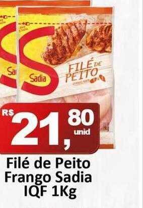 Rede Krill Filé de peito frango sadia iqf oferta