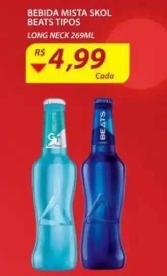 Assaí Atacadista Bebida Mista Skol Beats tipos 269ml oferta